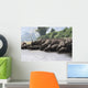 Herd Styracosaurus Dinosaurs Grazing Wall Decal