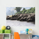 Herd Styracosaurus Dinosaurs Grazing Wall Decal