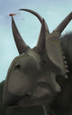 Close-up Diabloceratops Wall Decal