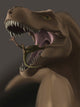 Close-up Tyrannosaurus Rex Eating Wall Decal