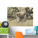 Two Velociraptor's during Mating Wall Decal
