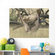 Two Velociraptor's during Mating Wall Decal