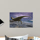 Albino Carnotaurus Surprising Flock Wall Decal