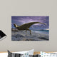 Albino Carnotaurus Surprising Flock Wall Decal