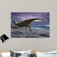 Albino Carnotaurus Surprising Flock Wall Decal