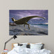 Albino Carnotaurus Surprising Flock Wall Decal