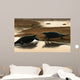 Cotylorhynchus Confrontation Water's Edge Wall Decal