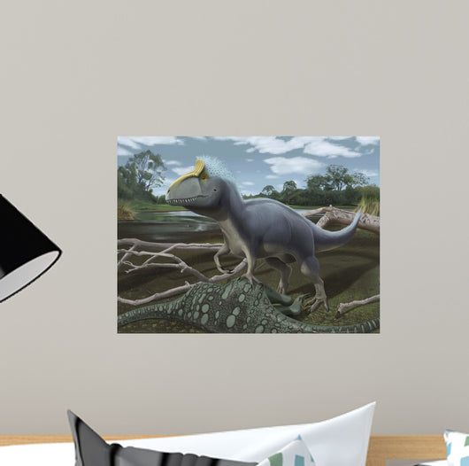 Cryolophosaurus Standing over It's Wall Decal
