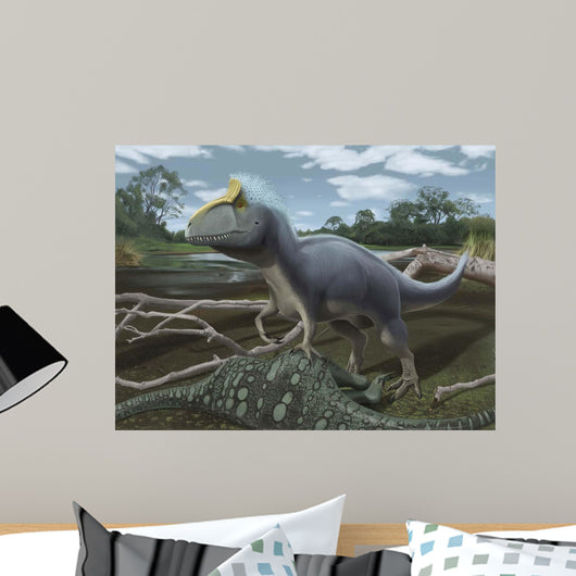 Cryolophosaurus Standing over It's Wall Decal