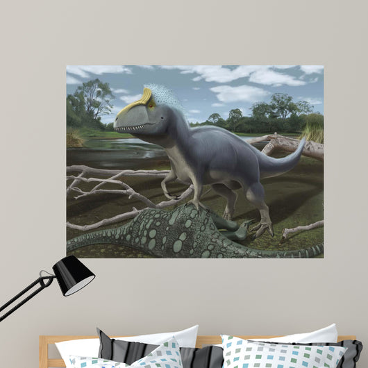 Cryolophosaurus Standing over It's Wall Decal