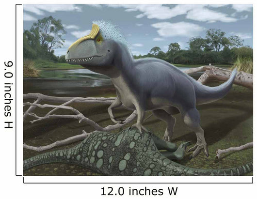 Cryolophosaurus Standing over It's Wall Decal