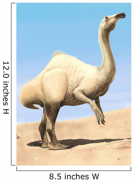 Deinocheirus Standing under Sun Wall Decal