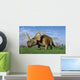 Group Dinosaurs Grazing Grassy Wall Decal