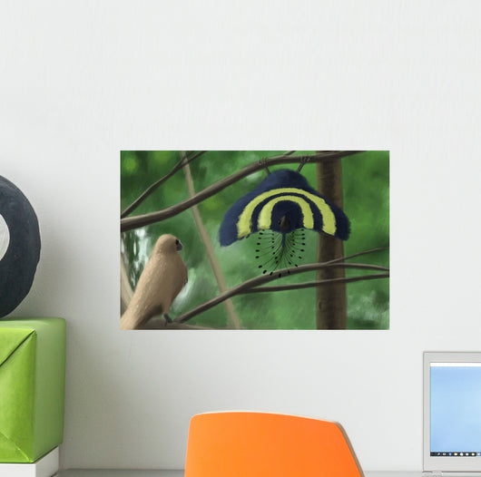 Male Xiaotingia Zhengi Bird Wall Decal
