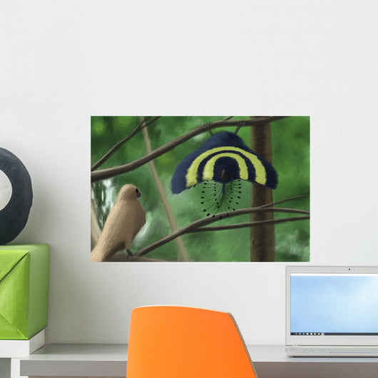 Male Xiaotingia Zhengi Bird Wall Decal