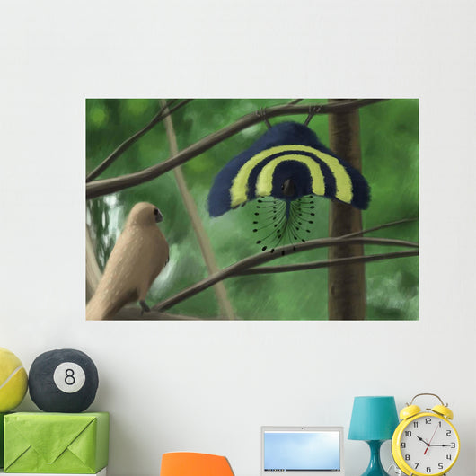 Male Xiaotingia Zhengi Bird Wall Decal