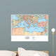 Map of the Mediterranean (Europe) Wall Mural
