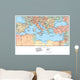 Map of the Mediterranean (Europe) Wall Mural