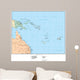 Map of Oceania (Australia) Wall Mural