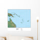 Map of Oceania (Australia) Wall Mural