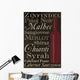 Red Red Wine Bottles Wall Mural