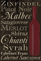 Red Red Wine Bottles Wall Mural