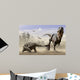 Euoplocephalus Hits T-rexs Foot Wall Decal