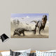 Euoplocephalus Hits T-rexs Foot Wall Decal