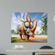 Rubeosaurus Roams Prehistoric Environment Wall Decal