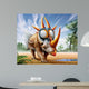 Rubeosaurus Roams Prehistoric Environment Wall Decal