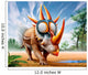 Rubeosaurus Roams Prehistoric Environment Wall Decal