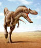 Gorgosaurus Running across Open Wall Decal