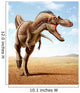Gorgosaurus Running across Open Wall Decal