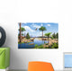 Two Herrerasaurus Dinosaurs Chasing Wall Decal