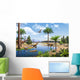 Two Herrerasaurus Dinosaurs Chasing Wall Decal