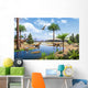 Two Herrerasaurus Dinosaurs Chasing Wall Decal