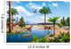 Two Herrerasaurus Dinosaurs Chasing Wall Decal