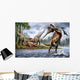 Spinosaurus Hunting Onchopristis Wall Decal