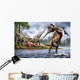 Spinosaurus Hunting Onchopristis Wall Decal