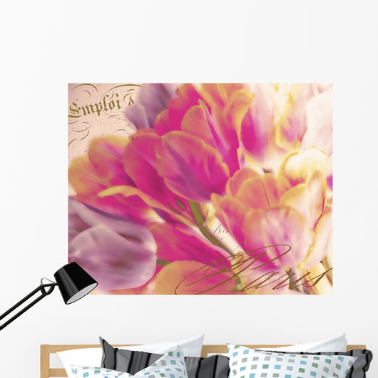 Tulip Glow Wall Mural