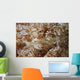 White Porcelain Crab Beige Wall Decal