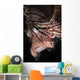 Face Shot Red Lionfish Wall Decal