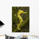 Bright Yellow Thorny Seahorse Wall Decal