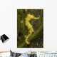 Bright Yellow Thorny Seahorse Wall Decal