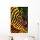 Bright Yellow and Red Wall Decal