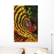 Bright Yellow and Red Wall Decal