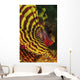 Bright Yellow and Red Wall Decal