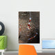 Red and White Banded Wall Decal