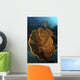 Orange and Brown Sponge Wall Decal