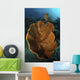 Orange and Brown Sponge Wall Decal